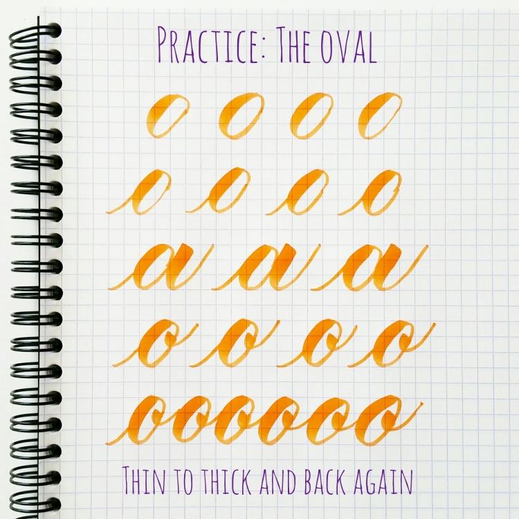 basic strokes: oval