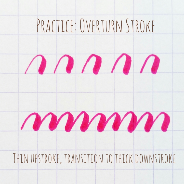 basic strokes: overturn stroke